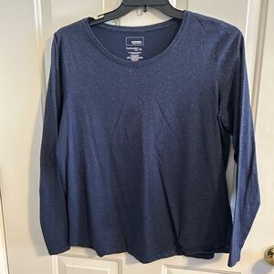 Sonoma XL navy long sleeve w/sparkes